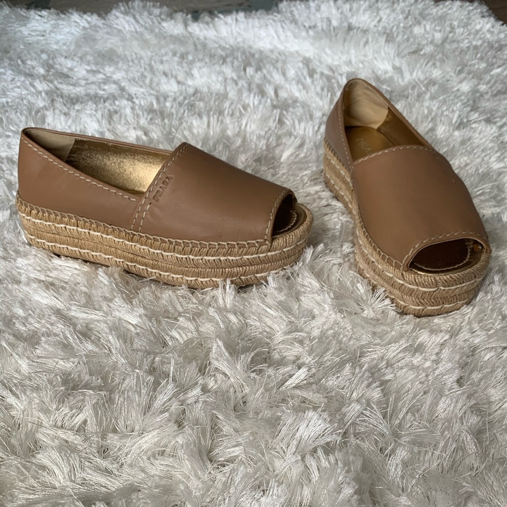 Prada platform sandals